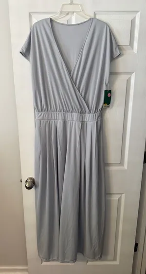 Halara Light Gray Jumpsuit size XL brand new length 58” bust 42” thumbnail 1