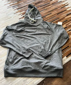 Feat flow tech unisex hoodie Gray Size L thumbnail 1
