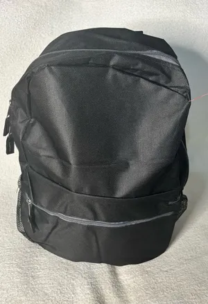 unisex black canvas backpack Casual Travel & Daily Day Pack thumbnail 1