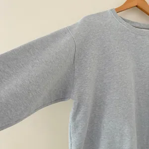 Aritzia Tna Sweatshirt CozyAF Fleece 2 Heather Grey Oversized Crewneck Pullover thumbnail 8