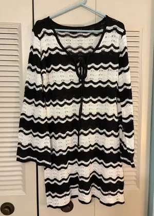 Elleven Swimsuit Crochet Cover Up Multiple Size L thumbnail 1