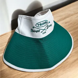 7-Eleven White Green Midnight Driving Golf Club Visor Cap Rare‎ HTF Adjustable thumbnail 1