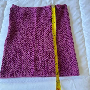 Hot Pink Chunky Knit Bandeau Top – Festival Party Clubwear Small 💖✨ thumbnail 5