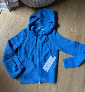 ALO Yoga Cashmere Ribbed Noble Full Zip Hoodie thumbnail 1