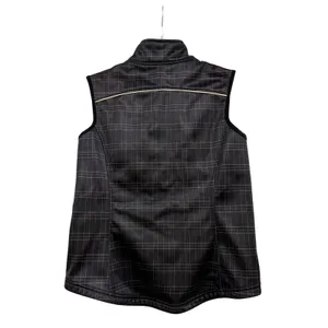 Kerrits Womens Black Plaid Softshell Fleece Lined Equestrian Riding Vest Size M thumbnail 2