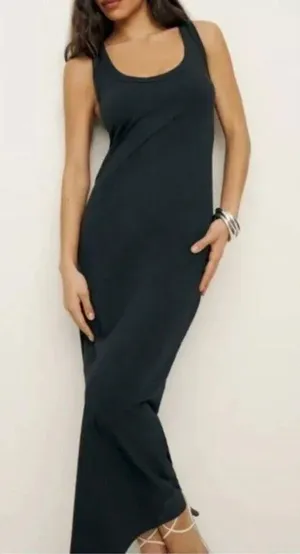 Reformation Bijou Knit tank Dress black small thumbnail 3