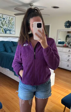 Purple North Face Jacket The Women’s Fleece thumbnail 1
