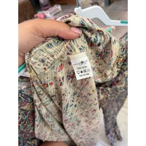 Natural life floral cotton long sleeve women's Large thumbnail 4