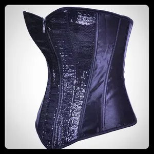 Black Sequins Corset Party New Festival thumbnail 2