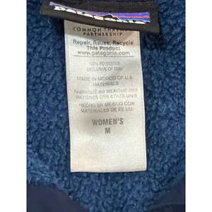 Patagonia Re-Tool Snap-T Pullover Womens Blue Polartec Fleece M thumbnail 5