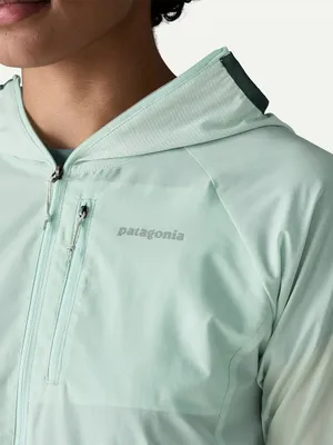 Patagonia Women’s Airshed Pro Pullover Jacket Super Lightweight in Wispy Green L thumbnail 4