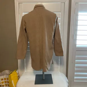 Women's Tan Cardigan Sweater Size L thumbnail 4