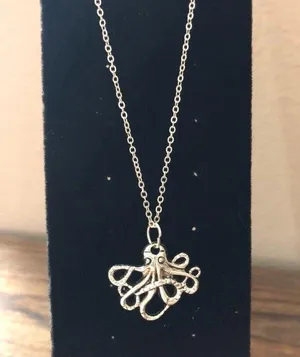 Handmade Octopus Necklace thumbnail 1
