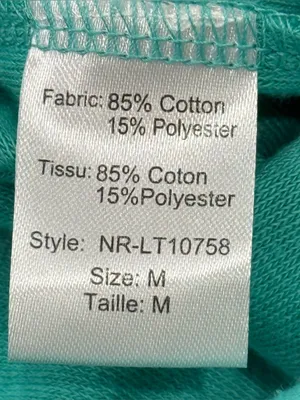 Elan Terry Cloth Matching Set Crop Top Shorts Teal Small Medium Beachy Resort thumbnail 6
