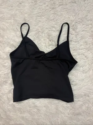 Abercrombie Black Twist-Front Cami Top thumbnail 3