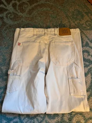 Urban outfitters BDG cream cargo pants thumbnail 2