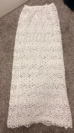 SheIn White Beach Skirt thumbnail 1