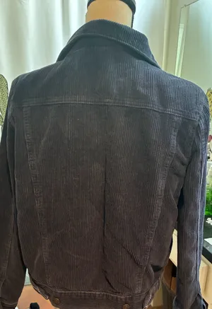 Brandy Melville Corduroy Jacket blue navy  thumbnail 2