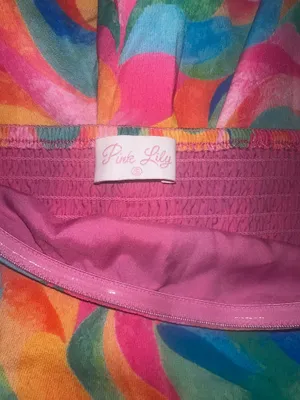 Pink Lily Romper thumbnail 4