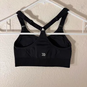 all in motion black sports bra XS thumbnail 2