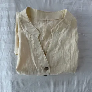 NEW Women's NEW Light Yellow Gauze Tunic Style Size XL #260303 thumbnail 7