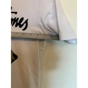 The Rolling Stones Graphic Tee Womens S White Excellent Camo Tongue Logo Shirt thumbnail 3