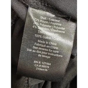 Heartloom Black Drawstring Waist Straight Lounge Pants Women's Size X-Small XS‎ thumbnail 6