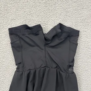 Lululemon Court Rival High Rise Skirt Skort Black Athletic Tennis Women's 2 Tall thumbnail 3