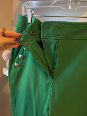 Green White House Black Market Pants thumbnail 3