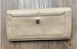 Marc Jacobs Beige Leather Wallet Snap‎ Closure Card Holder Zip Pocket thumbnail 1