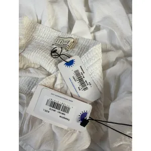 Seaspice Peruvian Cotton White Off Shoulder Maxi Skirt Set NWT XL Boho thumbnail 4