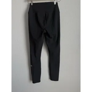 Alo Yoga Black High Waist Ripped Warrior Leggings Medium M Cutout Shredded Edgy thumbnail 5
