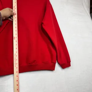 VTG Top Stitch Morning Sun Large Red‎ Collared Sweater Holiday Christmas Penguin thumbnail 8