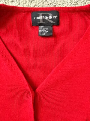 Red Cardigan thumbnail 2