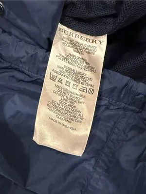 Burberry Brit Women's Navy Blue Utility Hooded Jacket: Size XS-S thumbnail 6