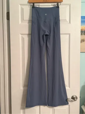 Athleta Salutation Stash Flare Pant in Blue thumbnail 3