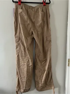 NWT Wild Fable Tan Khaki Cargo Utility Pants Medium Hiking Outdoors Gorpcore thumbnail 6