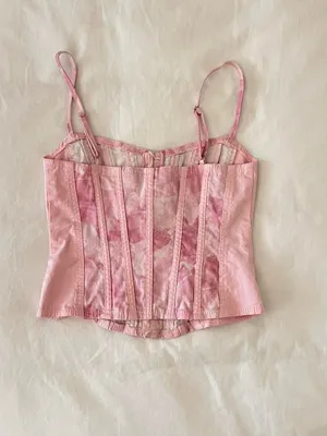 I.AM.GIA Pale Pink Corset Bandeau Top thumbnail 4