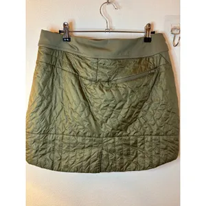 Mountain Hardwear‎ Womens Quilted Insulated Mini Skirt Olive Green Size Large thumbnail 6