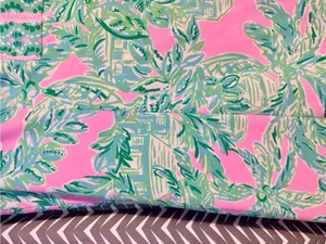 Lilly Pulitzer | Vivian Shift Dress "Mandevilla Baby Pink Sand Paradise", Sz 8 thumbnail 5