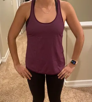 lululemon singlet tank red/purple size 4 thumbnail 1