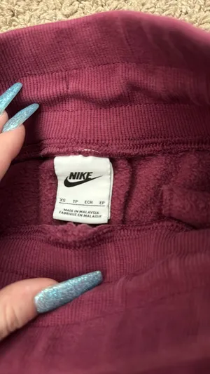 Nike phoenix fleece high waisted oversized sweatpants / joggers thumbnail 2