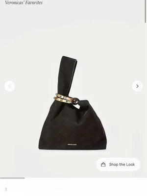 Veronica Beard Swing Embellished Ring Handle Black NWT thumbnail 2