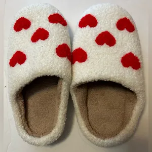 Heart Patterned Bedroom Slippers 42 thumbnail 2