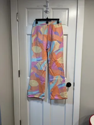 Peppermayo Colorful Print Pants NWOT US Size 4 thumbnail 3