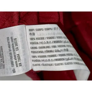 Abercrombie & Fitch Burgundy Red Smocked Puff Sleeve Slit Maxi Dress Size XS thumbnail 10