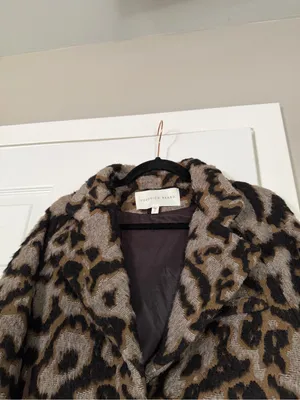 Veronica Beard Alpaca Wool Blend Long Textured Coat Jacket thumbnail 8