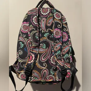 VERA BRADLEY Lighten Up Essential Backpack Bandana Swirl Pattern Computer Bag thumbnail 4