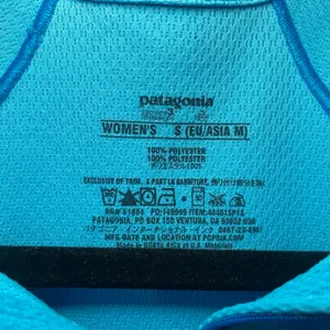 Patagonia Blue Capilene 3 Midweight Quarter Zip Pullover Gorpcore Women's Small thumbnail 2