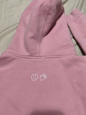 Glossier Hoodie Pink Size L thumbnail 7